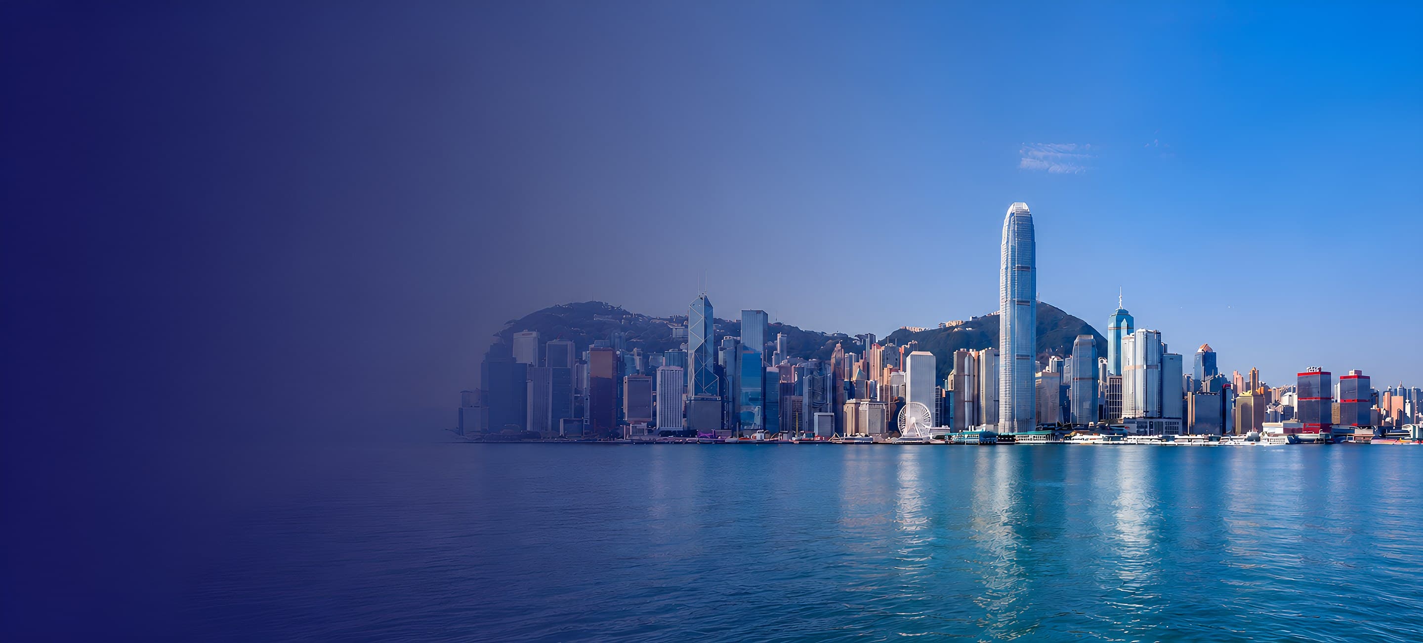 中国香港硕士:维港日景天际线
